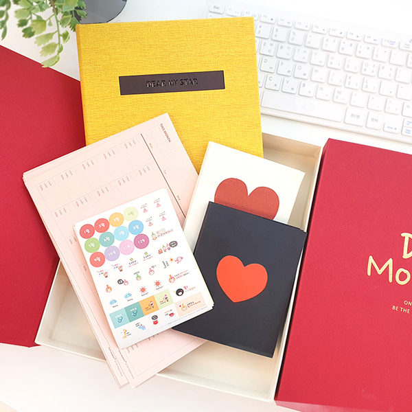 제이로그 사랑해 축하해 다이어리 선물 SET